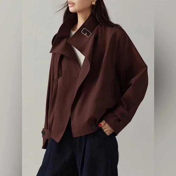 Commense Vintage Loose Trench Coat - Picture 8 of 14